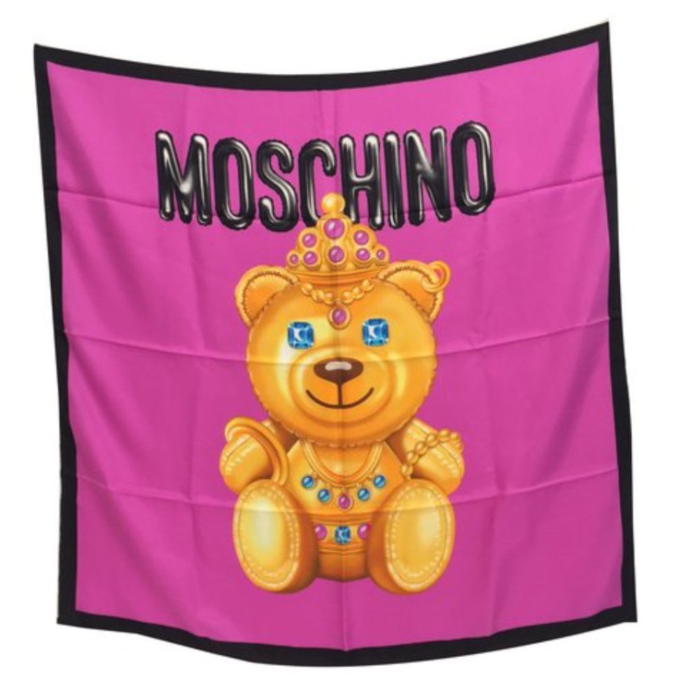 NWT Moschino Scarf, SS2017 Collection by Jeremy Scott